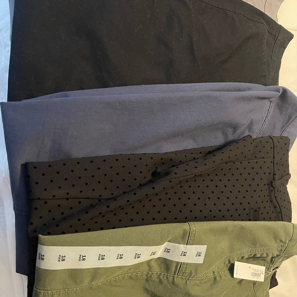 Old Navy pixie pants.